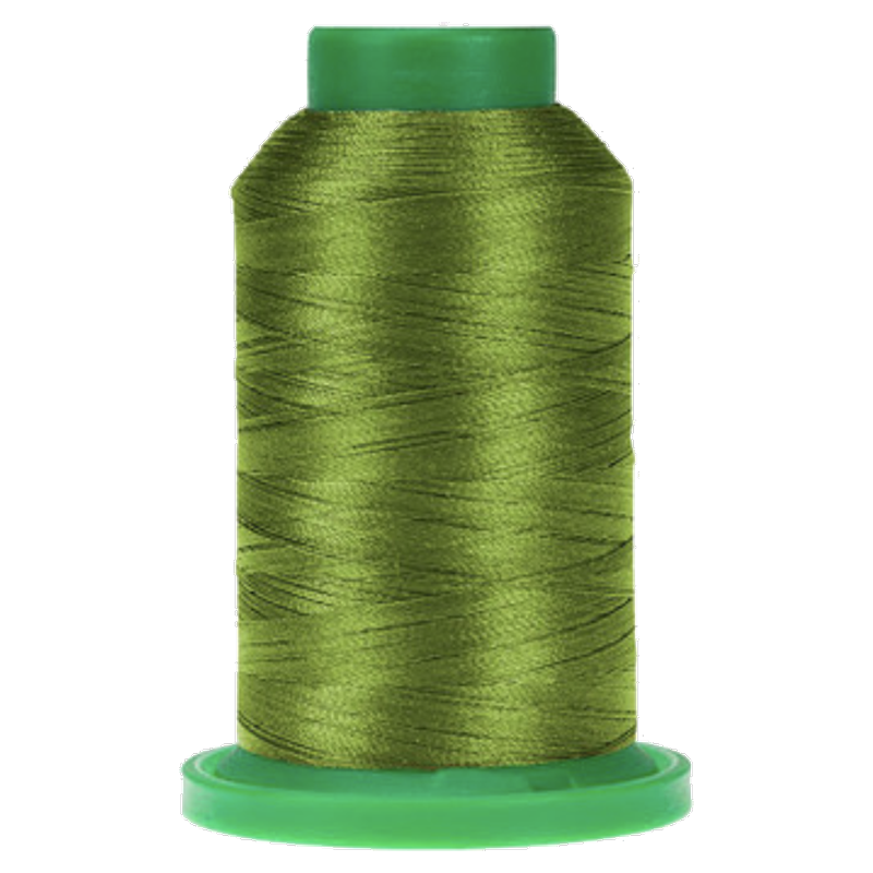 Yellowgreen ISACORD embroidery thread spool