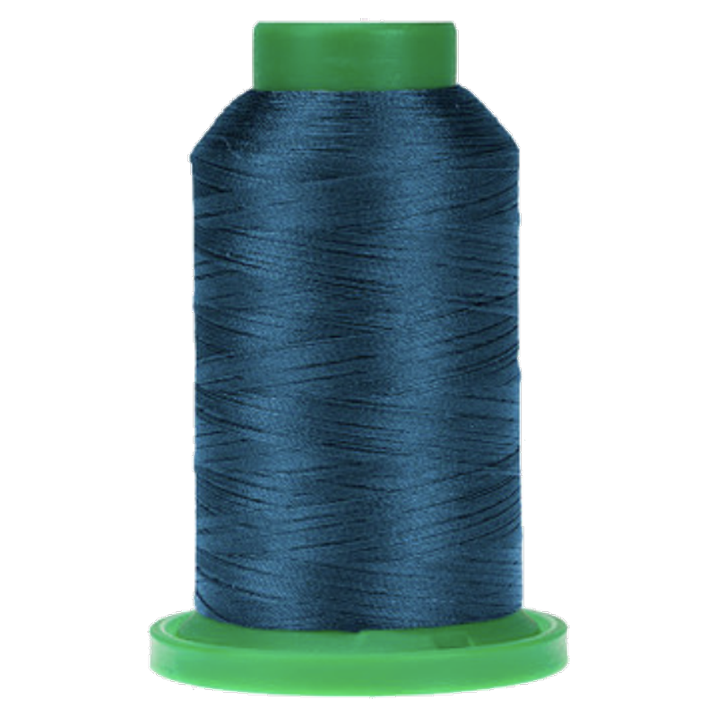 Teal ISACORD embroidery thread spool