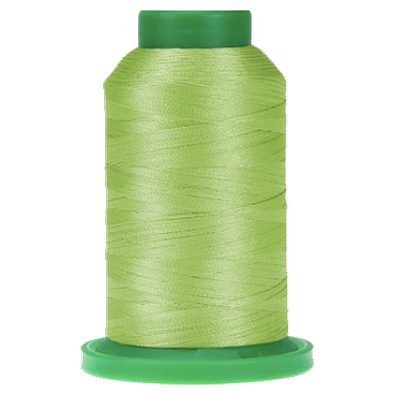Apple Green ISACORD embroidery thread spool