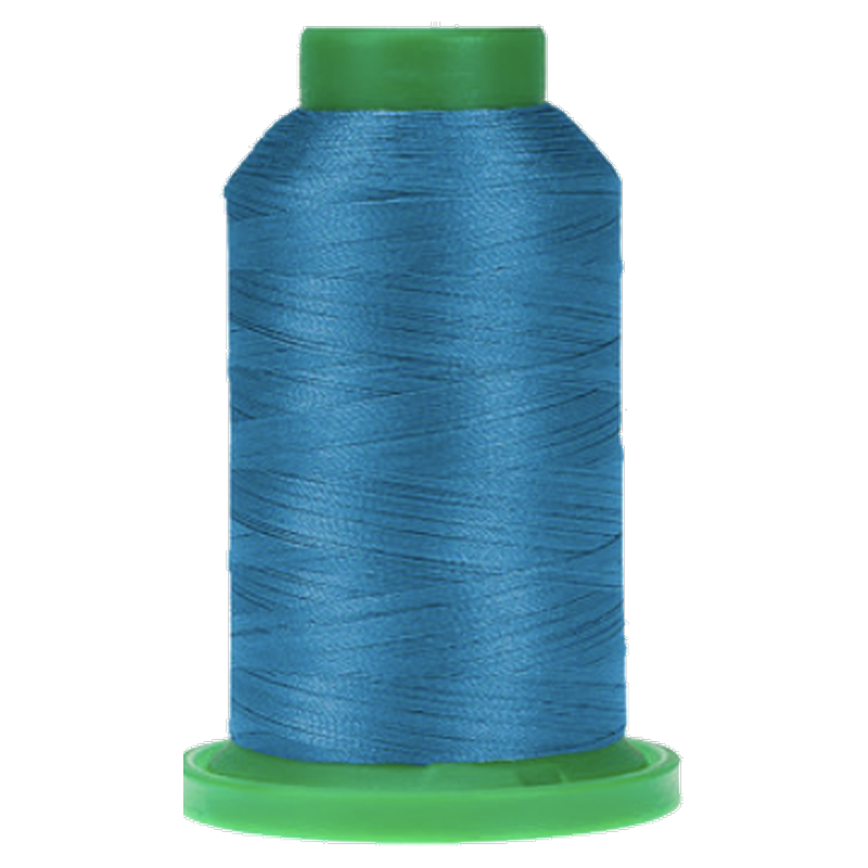 California Blue ISACORD embroidery thread spool
