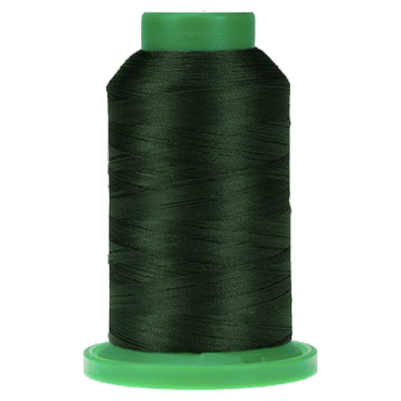Backyard Green ISACORD embroidery thread spool