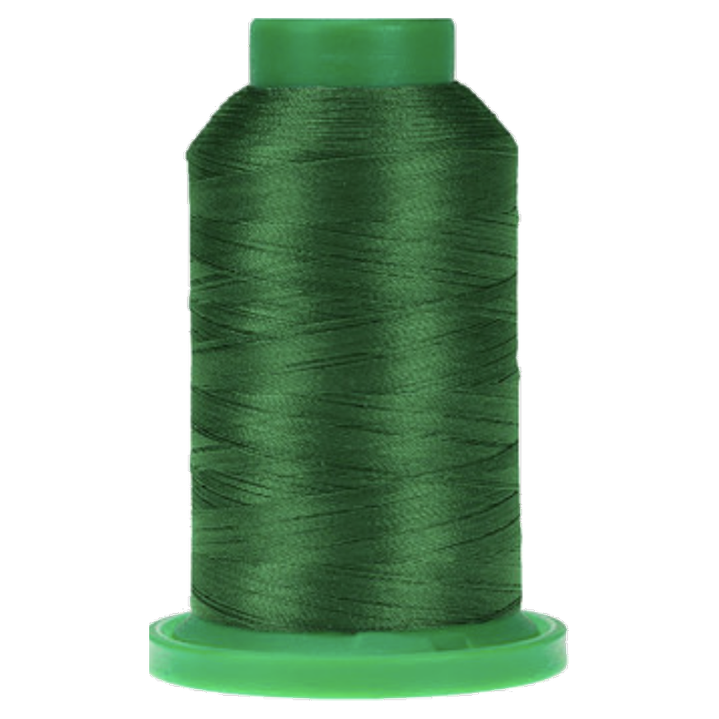 Irish Green ISACORD embroidery thread spool