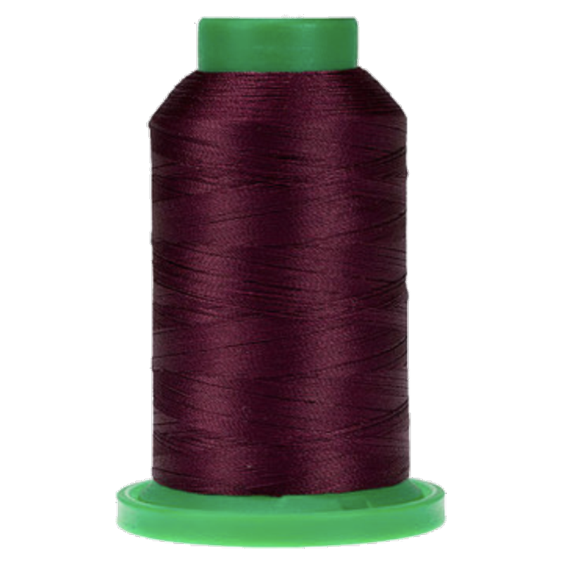 Wine ISACORD embroidery thread spool