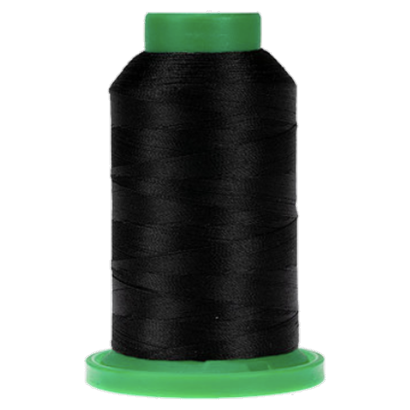 Black ISACORD embroidery thread spool